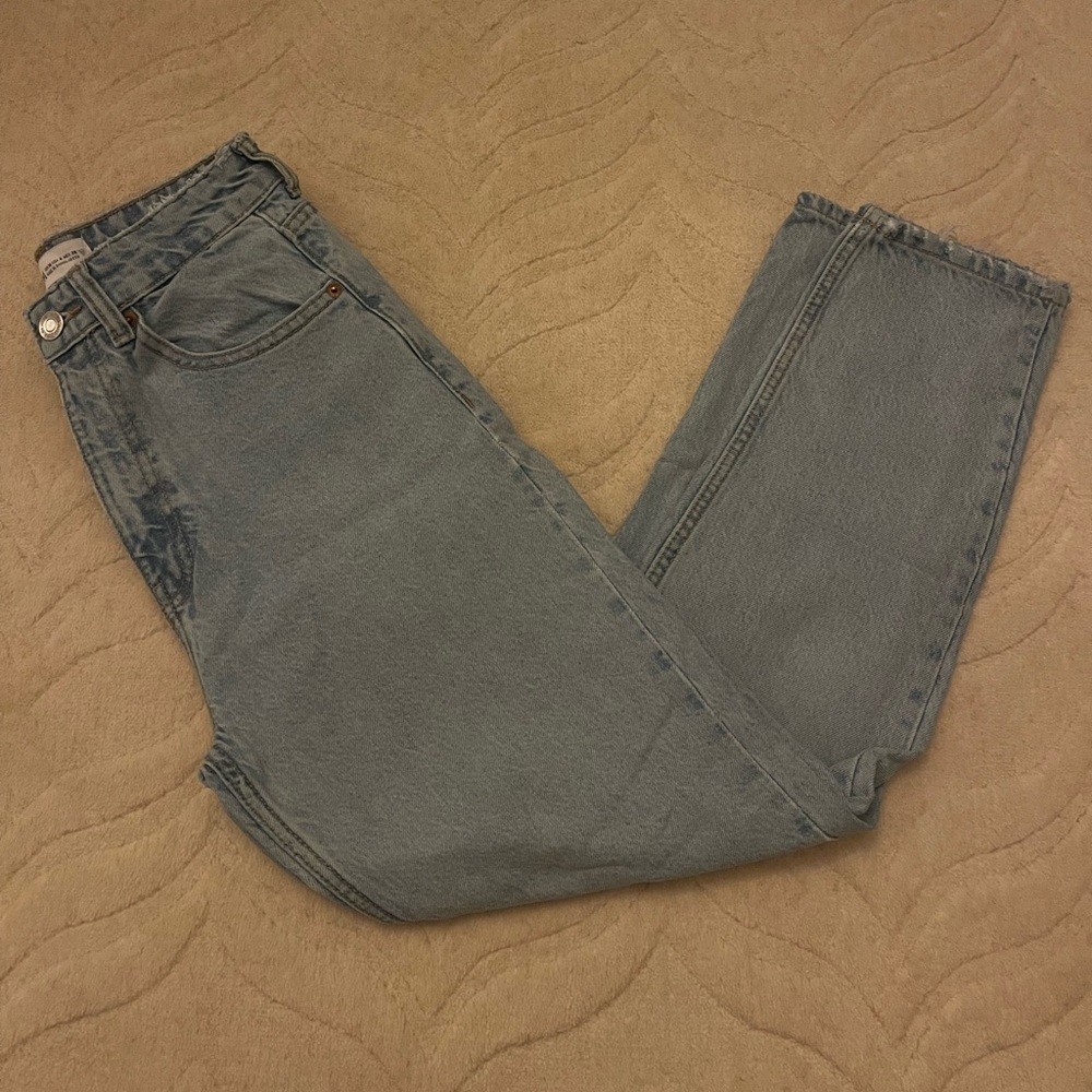 Zara light wash denim